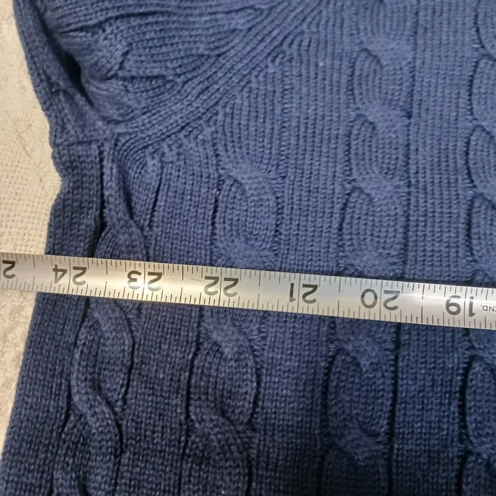 Izod Men's size XL Blue Long Sleeve Sweater